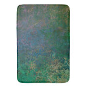 Donkergroene en blauwe alcoholinkt Abstract Badmat (Voorkant Verticaal)