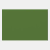 Donkergroene en lichtgroene cheques inpakpapier vel (Voorkant 3)