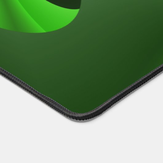 Donkergroene en Limoen wervelgolf Bureaumat (Hoek)