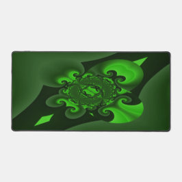 Donkergroene en Limoen wervelgolf Bureaumat