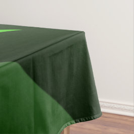 Donkergroene en Limoen wervelgolf Tafelkleed