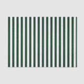 Donkergroene en Witte Strepen Tissuepapier (Voorkant)