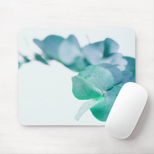 Donkergroene eucalyptus muismat (Met muis)