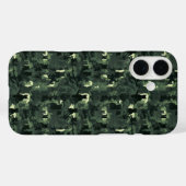 Donkergroene kat camouflage Case-Mate iPhone case (Achterkant (horizontaal))
