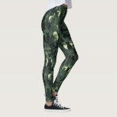 Donkergroene kat camouflage leggings (Rechts)