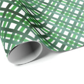 Donkergroene kerst en jaarronde cadeaupapier (Rol Hoek)