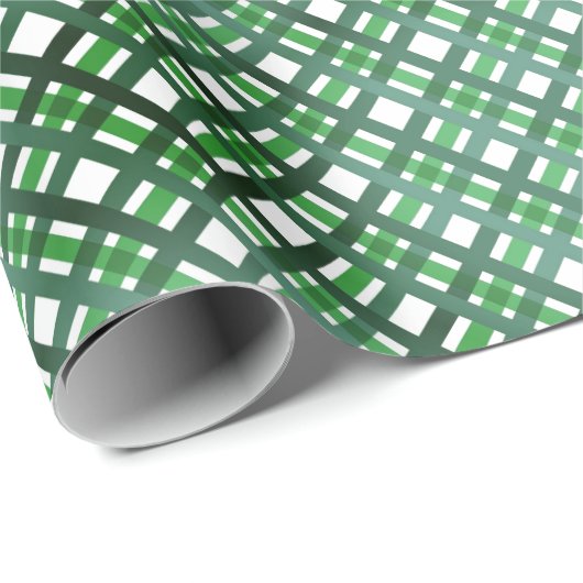 Donkergroene kerst en jaarronde cadeaupapier (Rol Hoek)