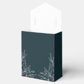 Donkergroene lef Motif Happy Thanksgiving Bedankdoosjes (Geopend)