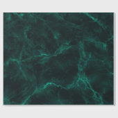 Donkergroene marmertextuur cadeaupapier (Vlak)