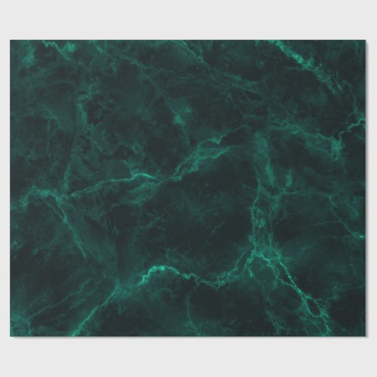 Donkergroene marmertextuur cadeaupapier (Vlak)
