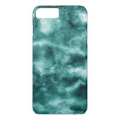 Donkergroene marmertextuur Case-Mate iPhone case (Achterkant)