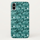 Donkergroene marmertextuur Case-Mate iPhone case (Achterkant)