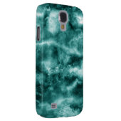 Donkergroene marmertextuur Case-Mate samsung galaxy hoesje (Back/Rechts)
