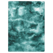 Donkergroene marmertextuur klembord (Achterkant)