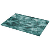 Donkergroene marmertextuur snijplank (Hoek)
