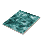 Donkergroene marmertextuur tegeltje (Zijkant)