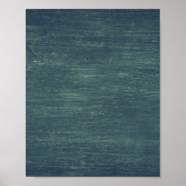 Donkergroene muur poster