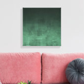 Donkergroene Rustic Abstract Canvas Afdruk (Insitu (Woonkamer))