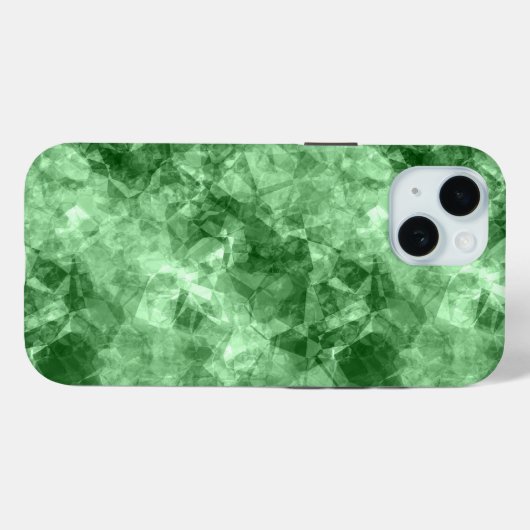 Donkergroene ruw textiel Case-Mate iPhone case (Achterkant (horizontaal))