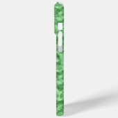 Donkergroene ruw textiel Case-Mate iPhone case (Achterkant / Links)