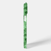 Donkergroene ruw textiel Case-Mate iPhone case (Achterkant / Rechts)