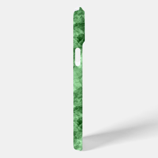 Donkergroene ruw textiel Case-Mate iPhone case (Achterkant / Rechts)