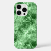 Donkergroene ruw textiel Case-Mate iPhone case (Achterkant)