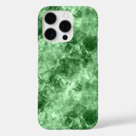 Donkergroene ruw textiel iPhone 16 pro hoesje