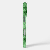 Donkergroene ruw textiel Case-Mate iPhone case (Achterkant / Rechts)