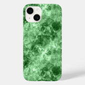 Donkergroene ruw textiel Case-Mate iPhone case (Achterkant)