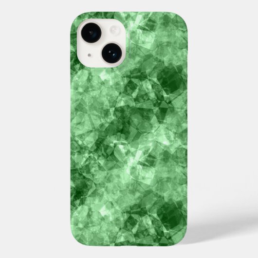 Donkergroene ruw textiel Case-Mate iPhone case (Achterkant)