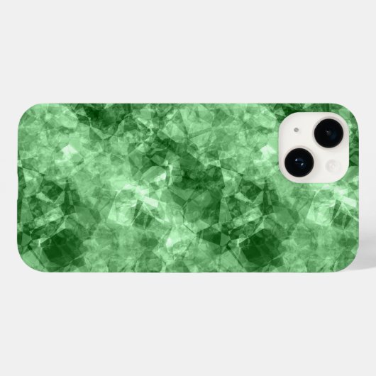 Donkergroene ruw textiel Case-Mate iPhone case (Achterkant (horizontaal))