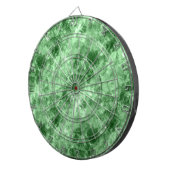 Donkergroene ruw textiel dartbord (Voorkant Rechts)