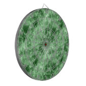 Donkergroene ruw textiel dartbord (Voorkant Links)