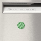 Donkergroene ruw textiel magneet (Insitu (Vaatwasser))
