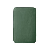 Donkergroene smaragd effen kleur badmat (Voorkant Verticaal)