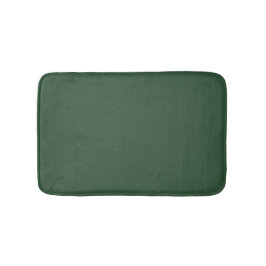 Donkergroene smaragd effen kleur badmat
