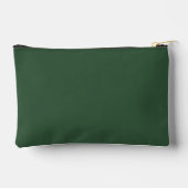 Donkergroene smaragd effen kleur etui (Achterkant)
