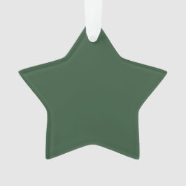 Donkergroene smaragd effen kleur ornament