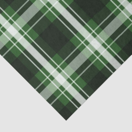 Donkergroene speldenstang tissuepapier (Detail)