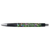 donkergroene sprankeling pen (Voorkant)