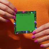 donkergroene sprankeling post-it® notes