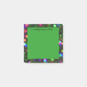 donkergroene sprankeling post-it® notes (Voorkant)