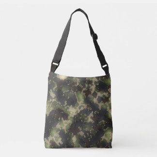 Donkergroene Starry Camo Blend Crossbody Bag Tas