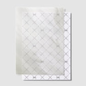 Donkergroene streaks vellum uitnodigingen (Offset (Uitnodiging))