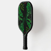 Donkergroene Struik met botanische groene olie Pickleball Paddle (Links)