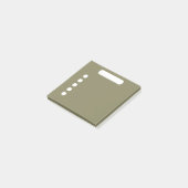 Donkergroene takenlijst post-it® notes (Schuin)