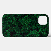 Donkergroene textuur, vernietigd of bijtend sponsj Case-Mate iPhone case (Achterkant (horizontaal))