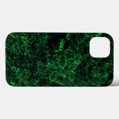 Donkergroene textuur, vernietigd of bijtend sponsj Case-Mate iPhone case (Achterkant (horizontaal))