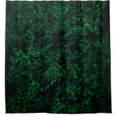 Donkergroene textuur, vernietigd of bijtend sponsj douchegordijn (Voorkant)